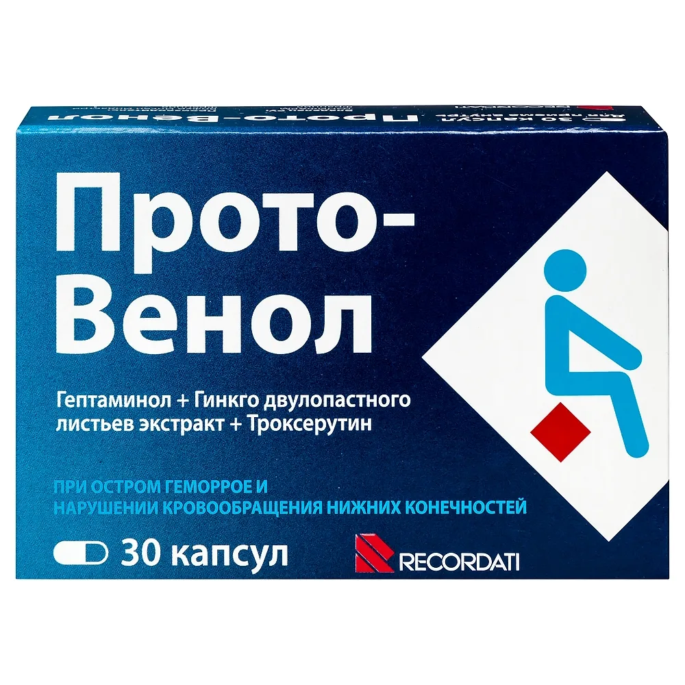 Proto-venol 30 capsules blister