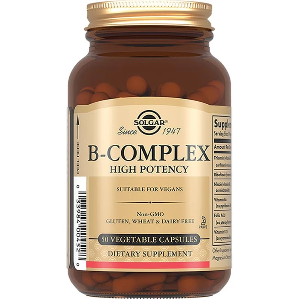 Solgar B-Complex 50 capsules 330 mg