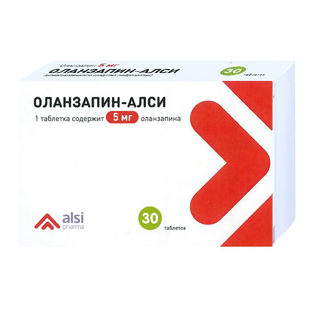 Olanzapine-Alsi 5 mg 30 tablets