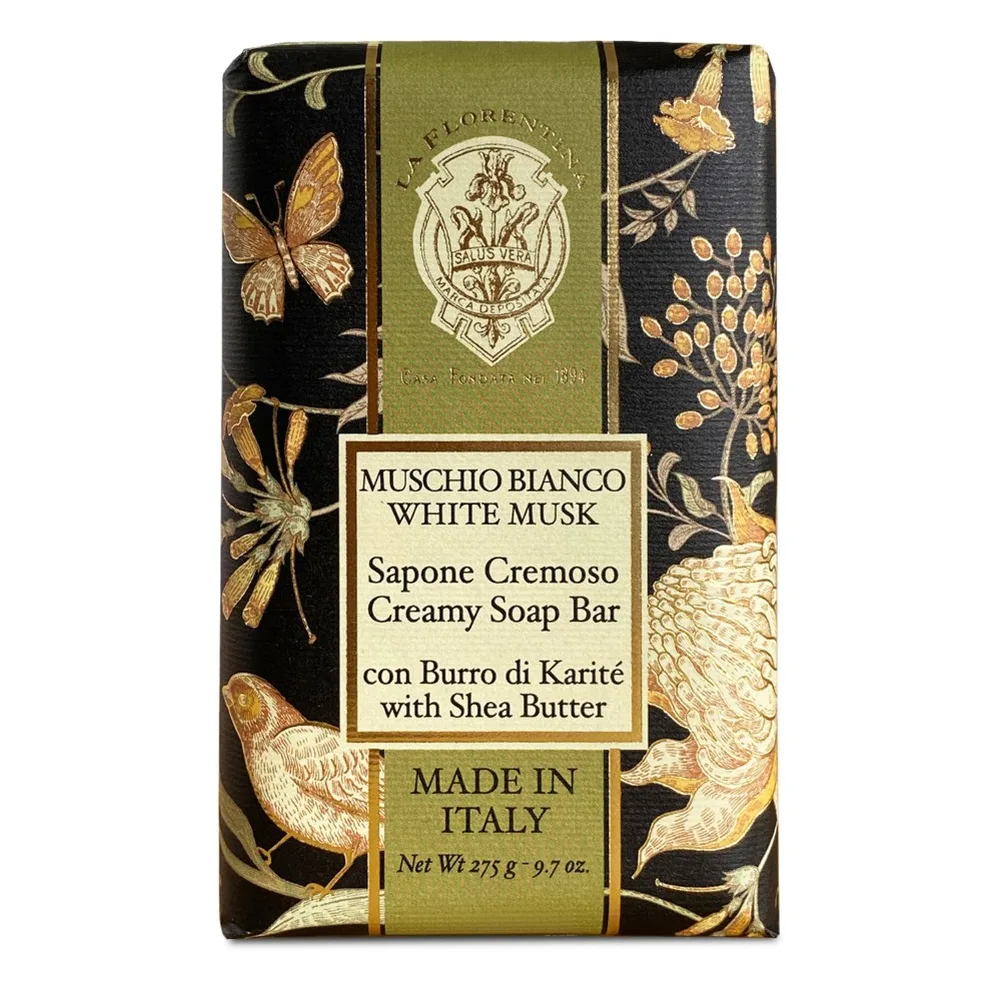 La Florentina solid cream soap white musk 275 g