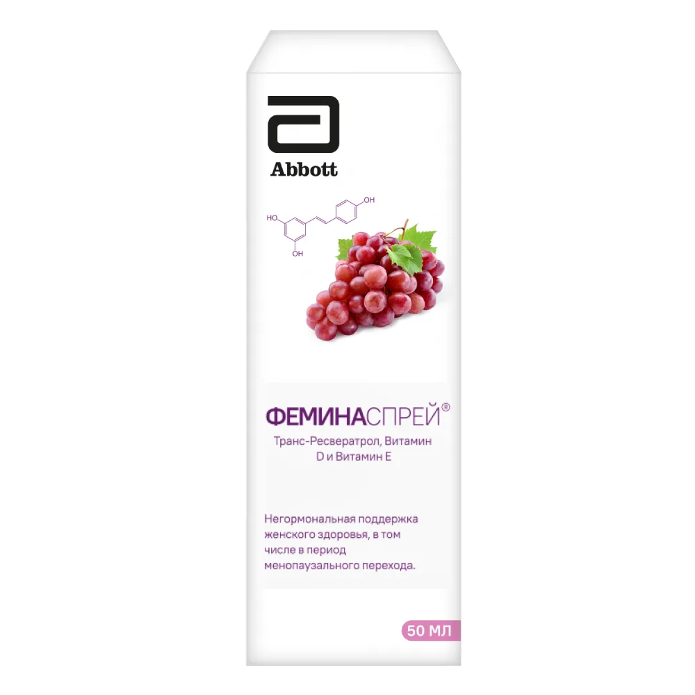 Feminaspray 50 ml bottle with dispenser