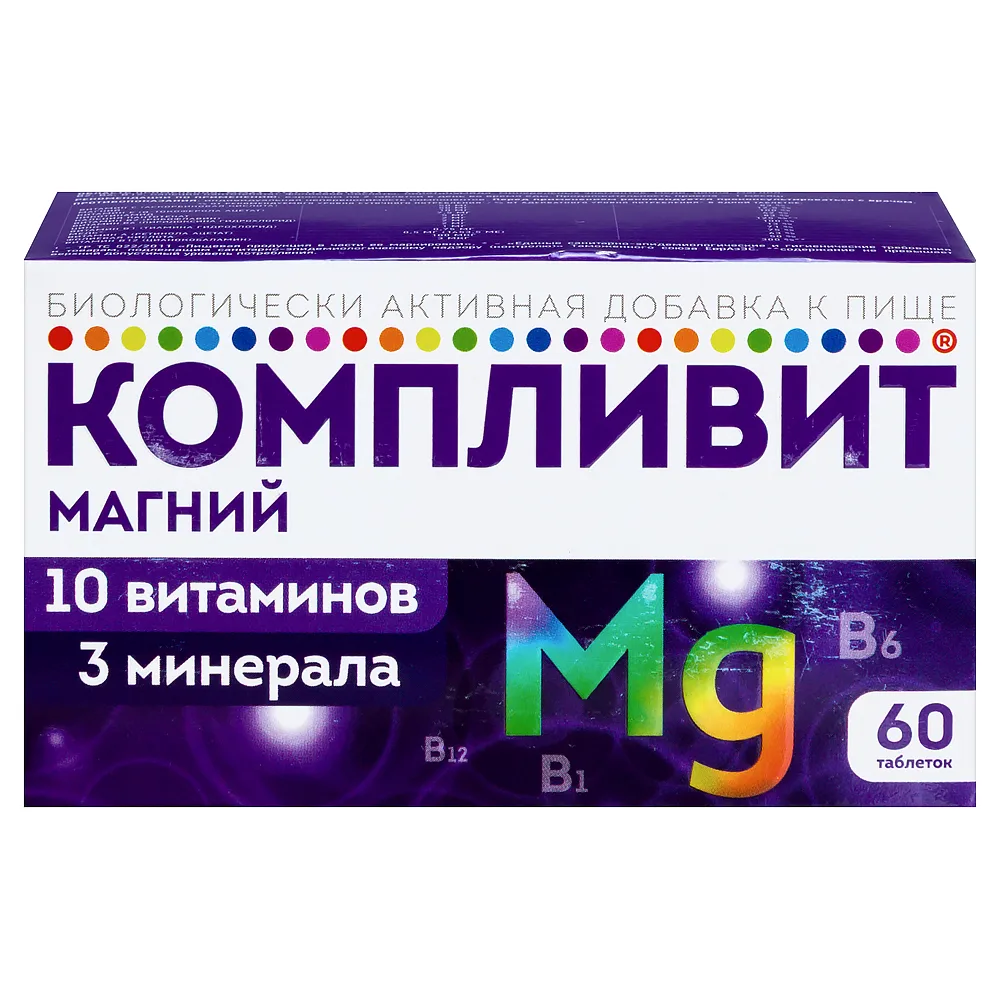 Complivit magnesium 60 coated tablets