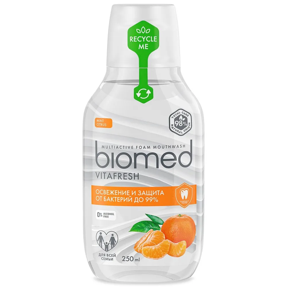 Biomed Mouthwash Complex Natural Citrus Fresh 250 ml