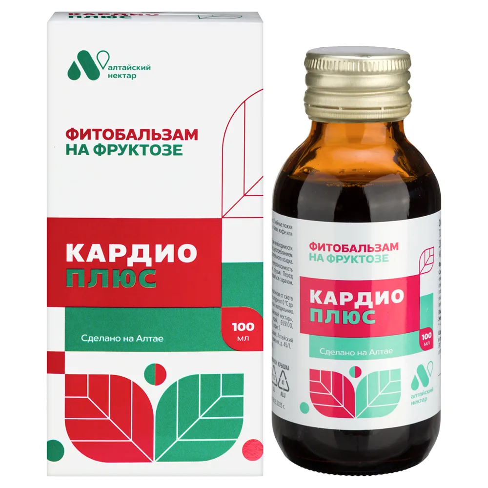 Altai Nectar Phytobalm on Fructose Cardio Plus 100 ml bottle liquid