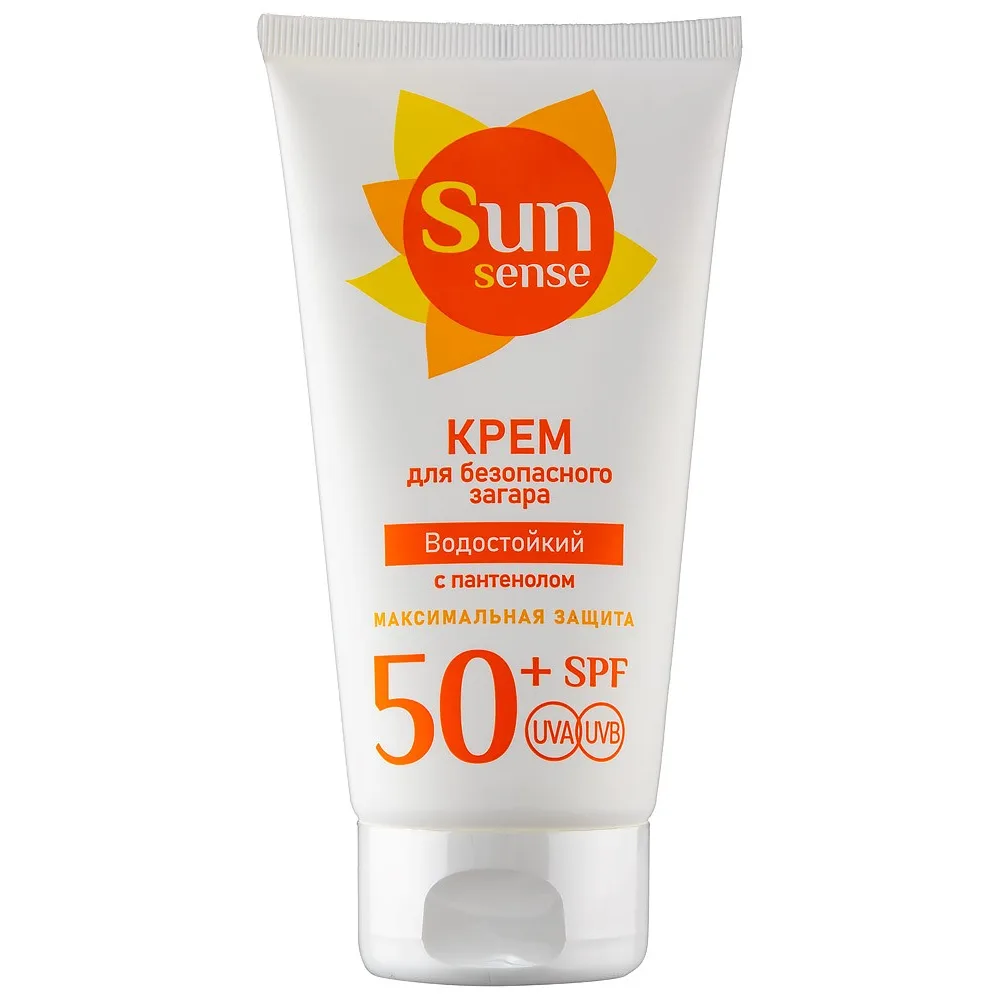 Sun Sense cream for safe tanning SPF 50+ waterproof 150 ml
