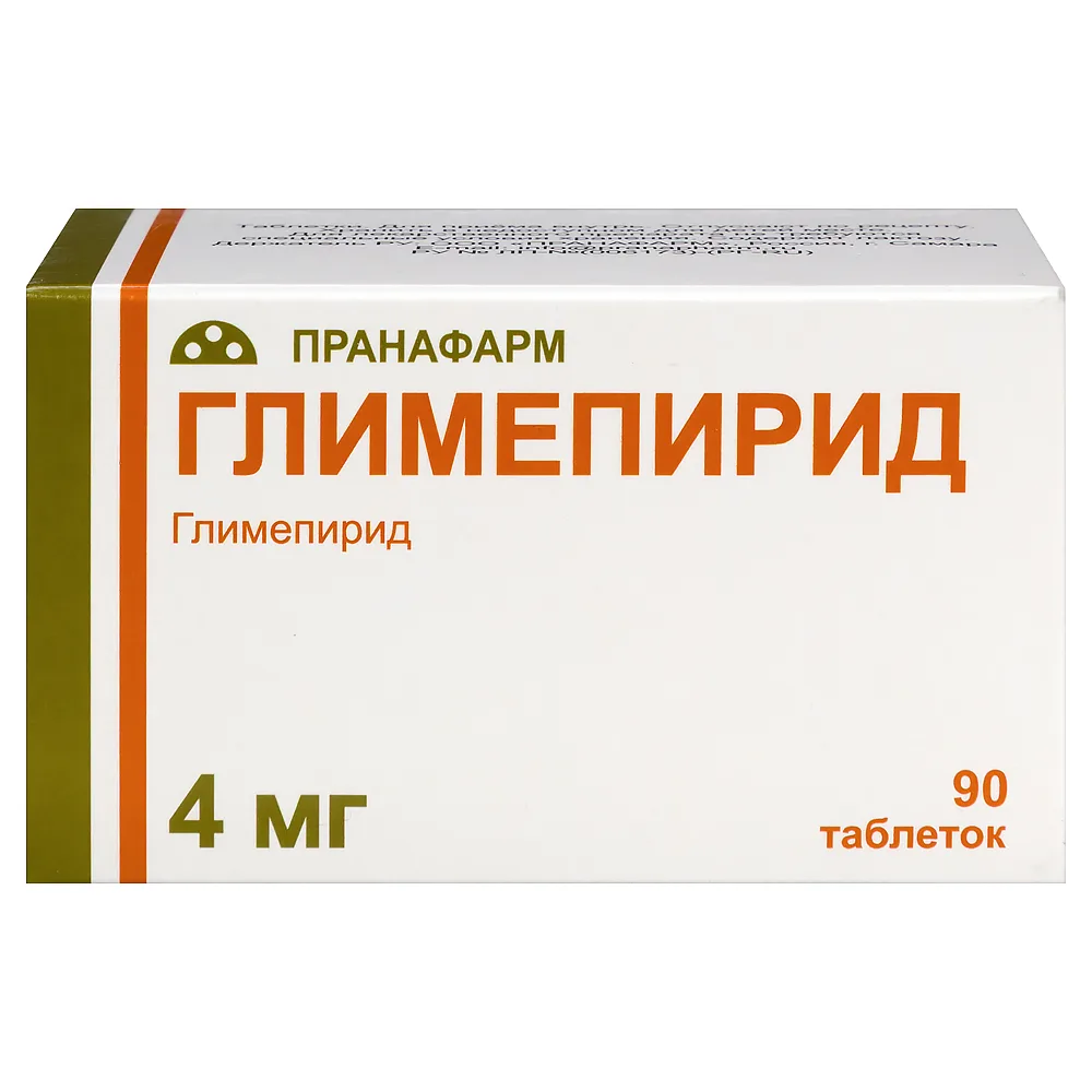 Glimperide 4 mg 90 tablets