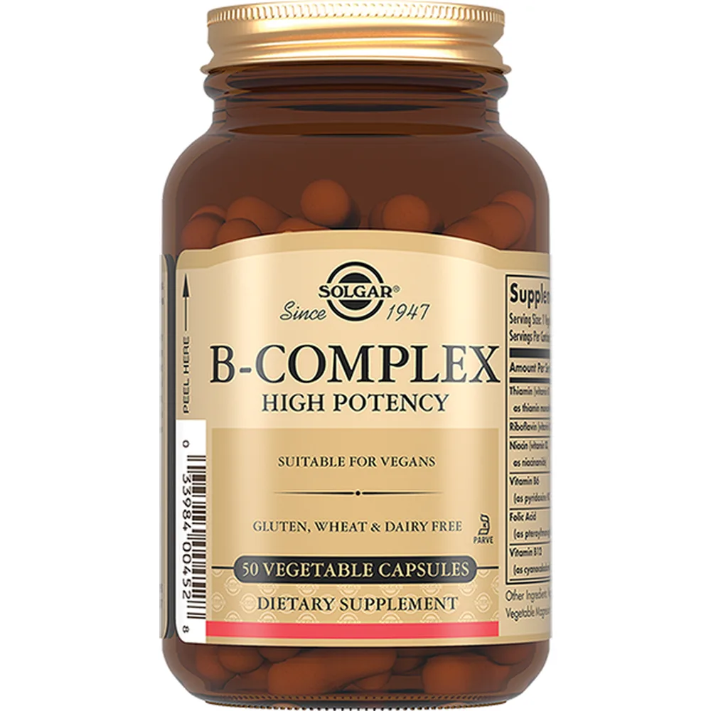 Solgar B-Complex 50 capsules 317 mg