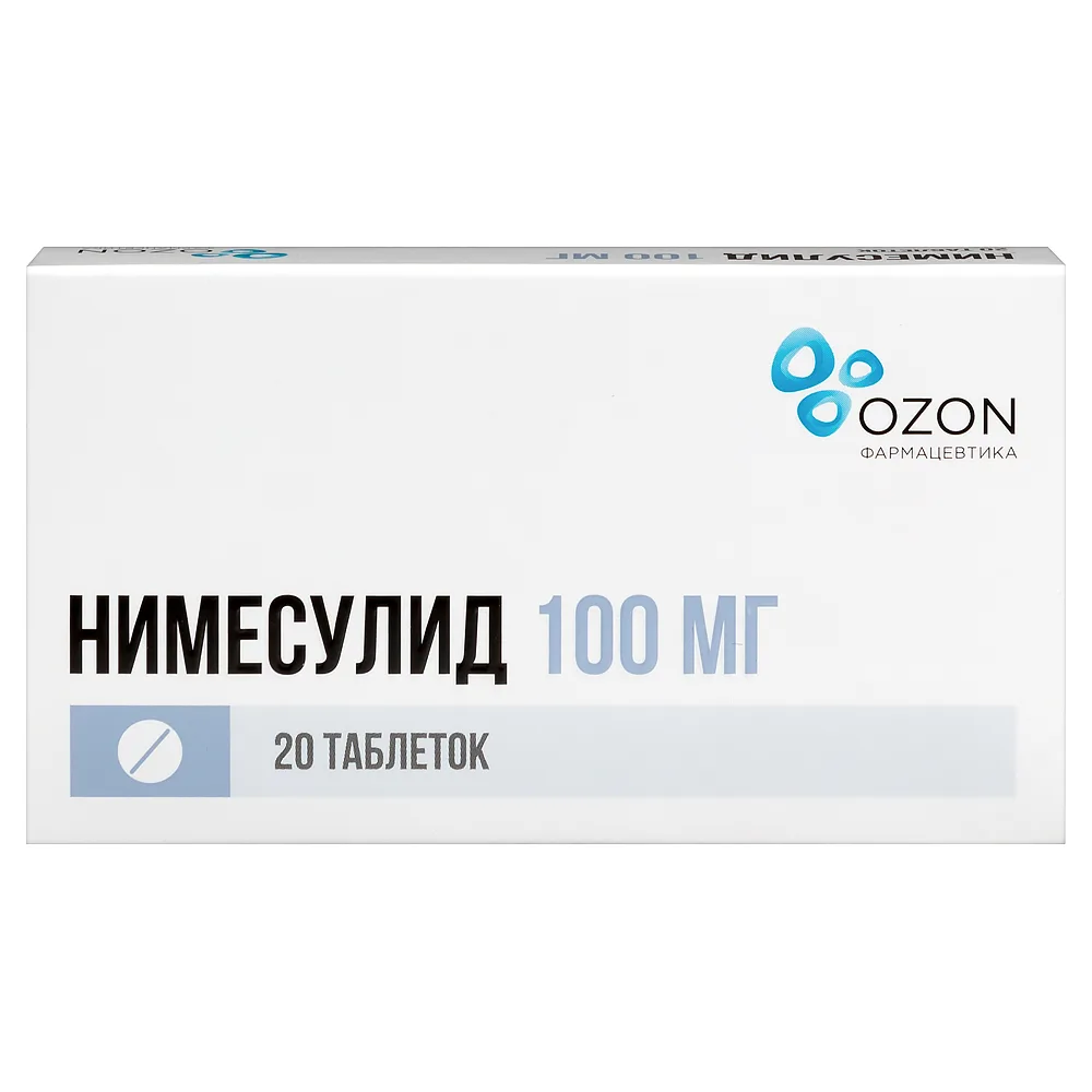 Nimesulide 100 mg 20 tablets