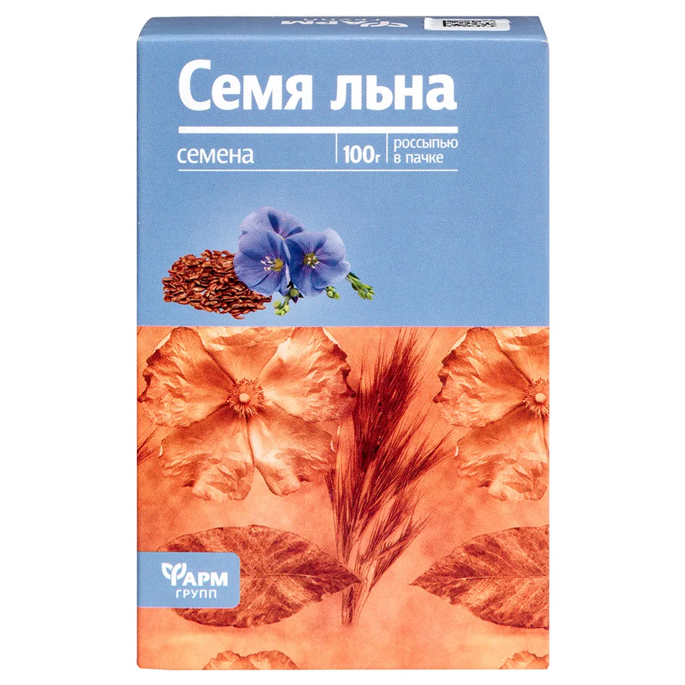 Flax Seeds 100 g in Individual Packaging/Farmgroup