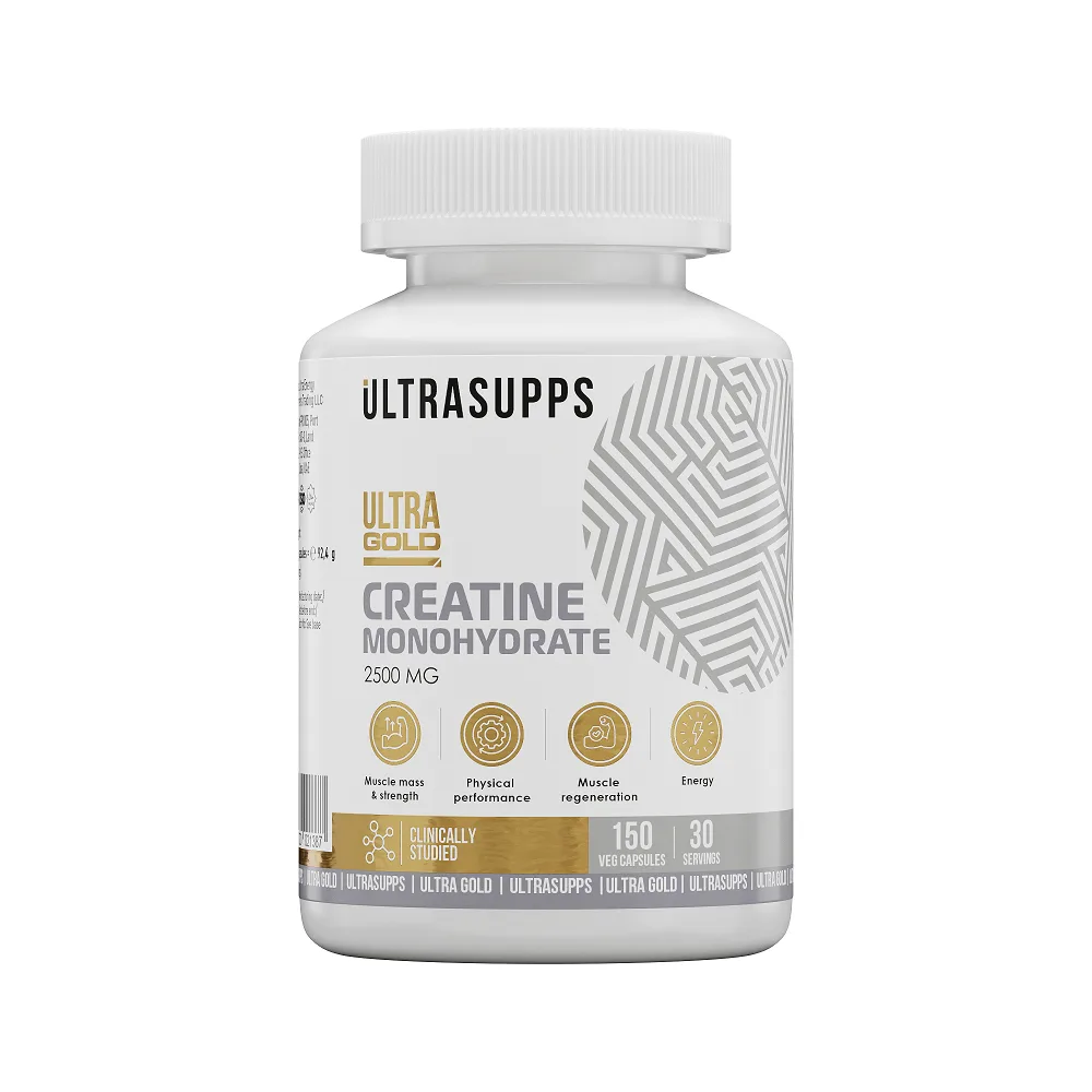 Ultrasupps Ultra Gold Creatine Monohydrate 150 capsules 616 mg