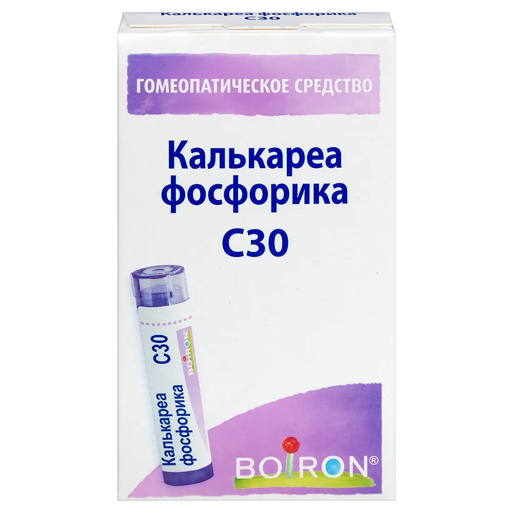 Calcarea phosphorica C30 homeopathic monocomponent preparation mineral-chemical origin 4 g homeopathic granules