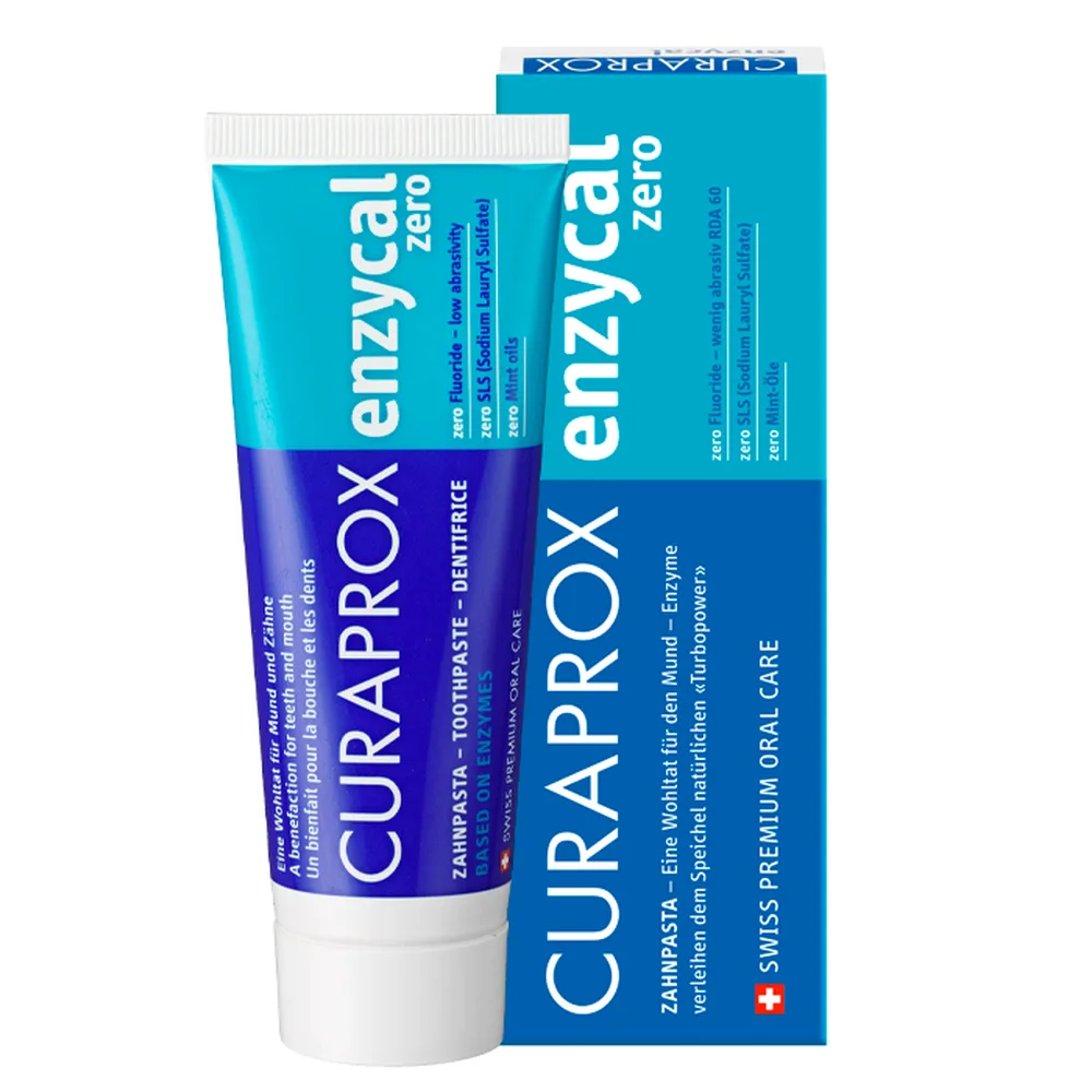 Curaprox Enzycal Zero Toothpaste Fluoride-Free 75 ml