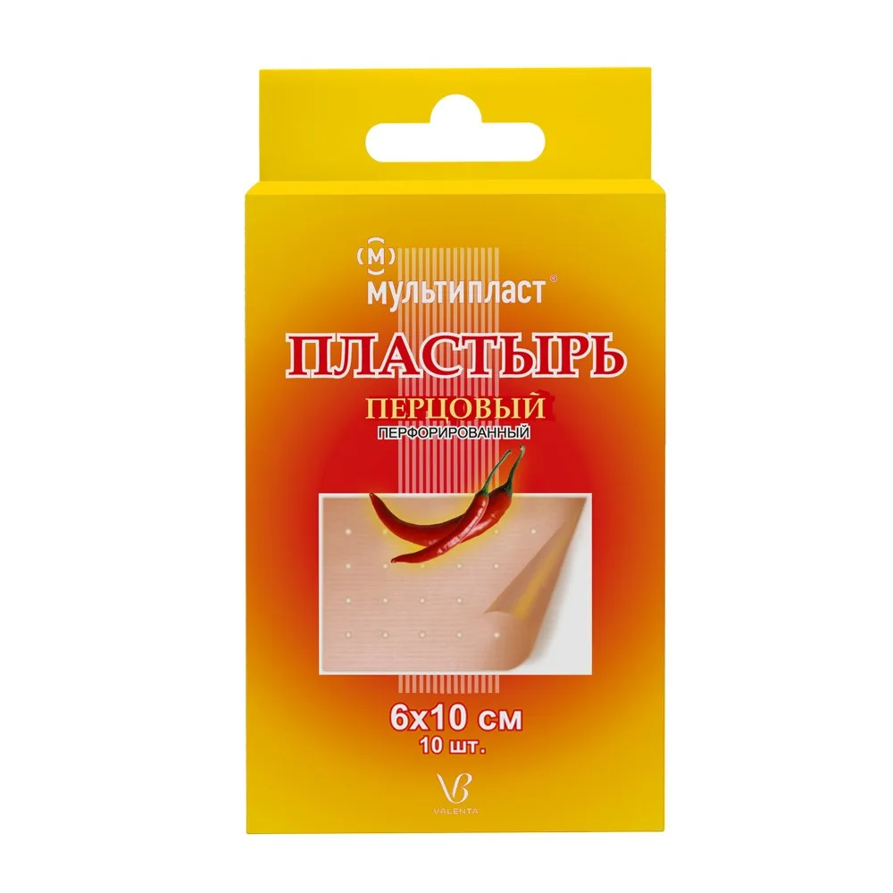 Capsicum Plaster 6x10 Perforated 10 pcs.