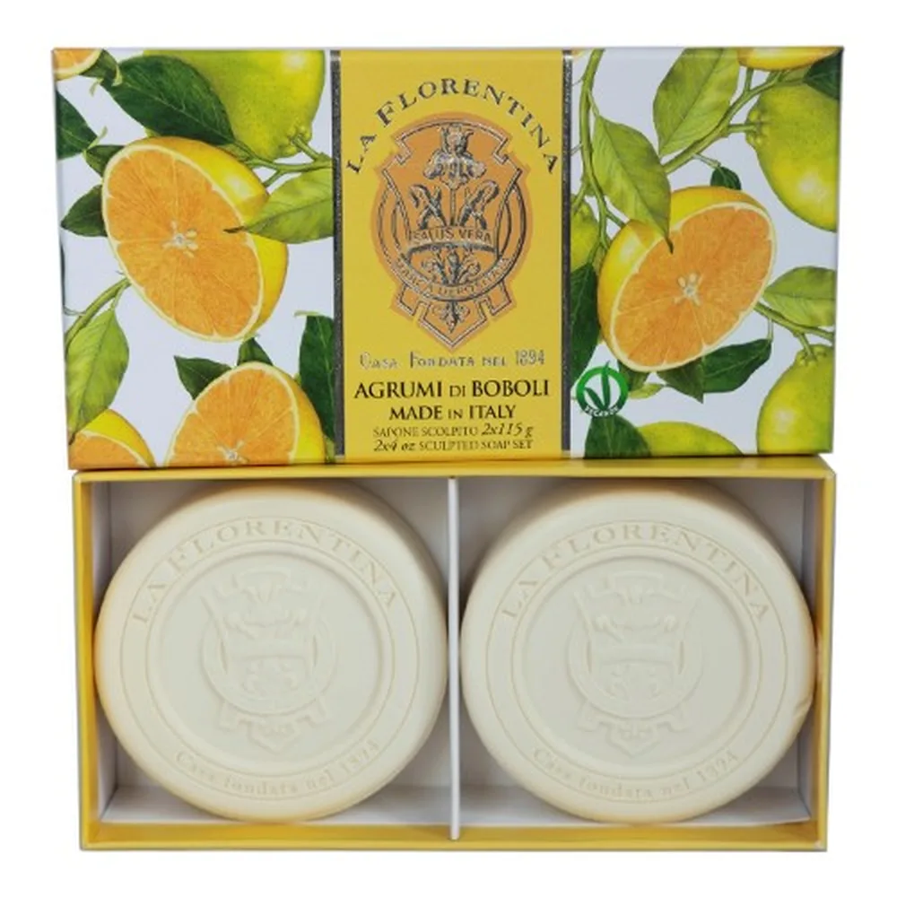 La Florentina kit toilet soap solid citrus 115 g 2 pcs.