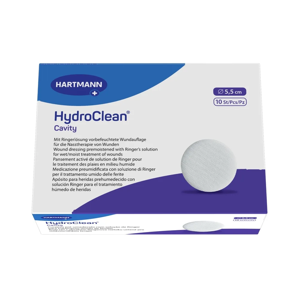 Hydroclean Cavity Sterile Dressing for Wound Healing in Moist Environment 5.5 cm Diameter 10 pcs.