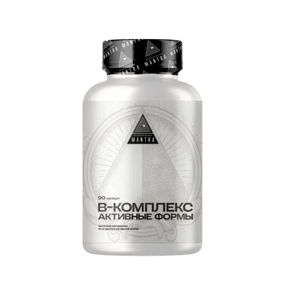 Mantra B-Complex Active Forms 90 Capsules 460 mg