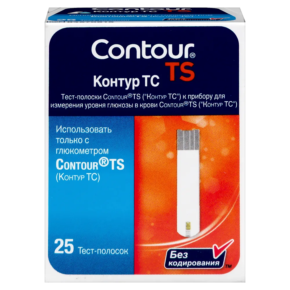 Contour TS test strips 25 pcs.