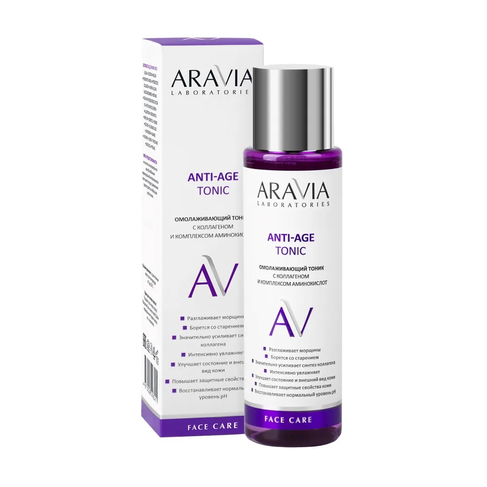 Aravia Laboratories Anti-Age Tonic with Collagen and Amino Acid Complex 250 ml