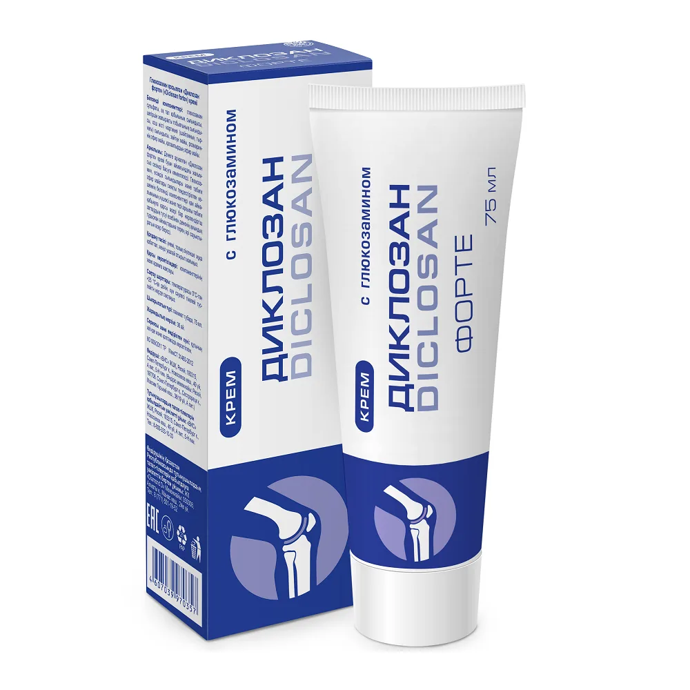 Diklozan Forte cream with glucosamine 75 g