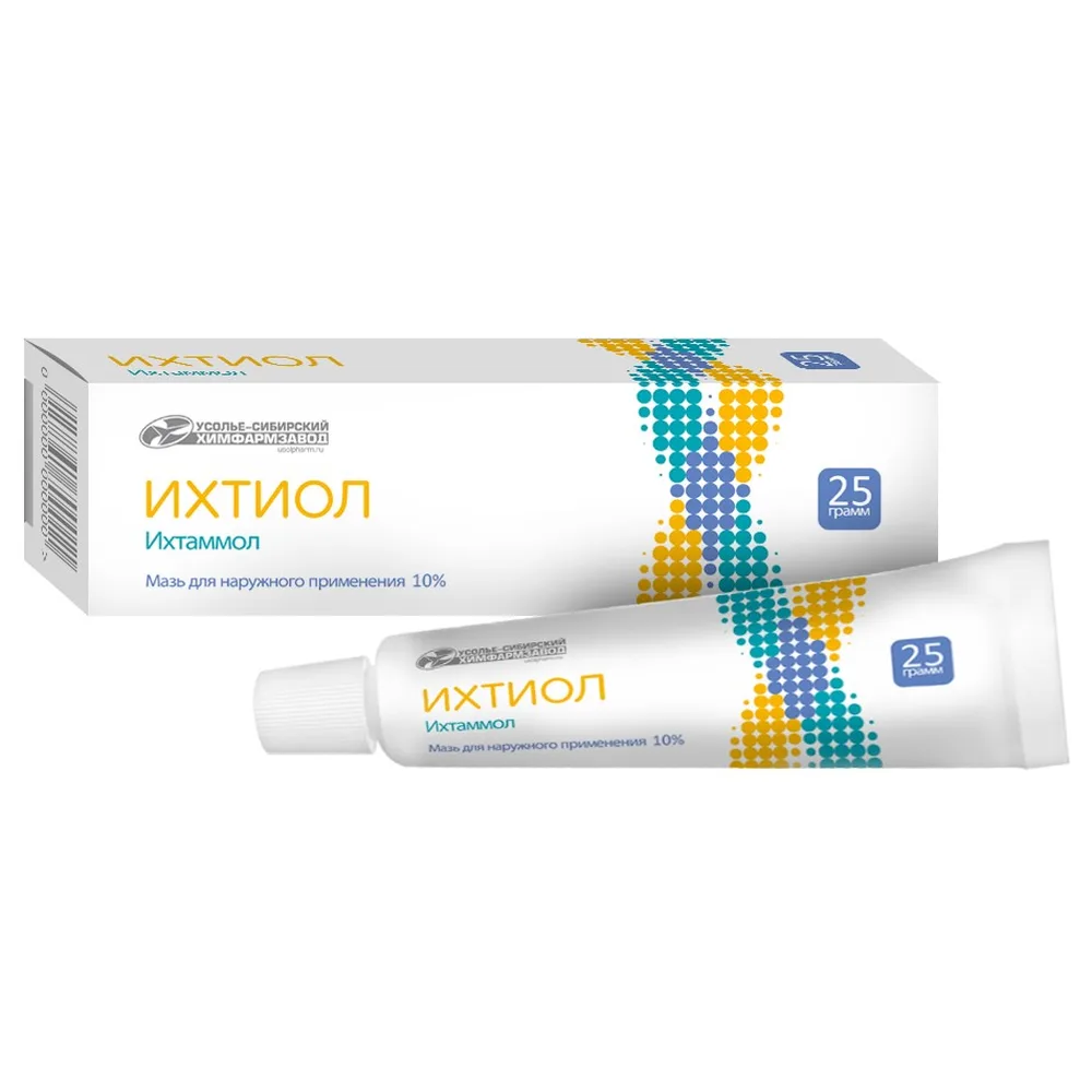 Ichthyol 10% 25 g ointment for external use/tube