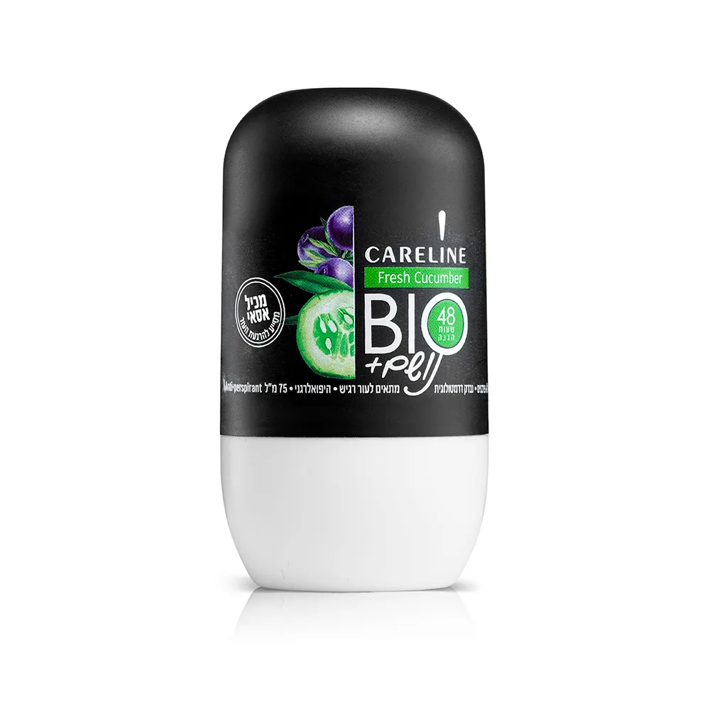 Careline Bio Deodorant Antiperspirant Roll-On Fresh Cucumber 75 ml