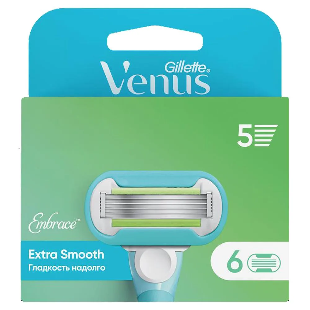 Gillette Venus Embrace Razor Blade Refills 6 pcs.