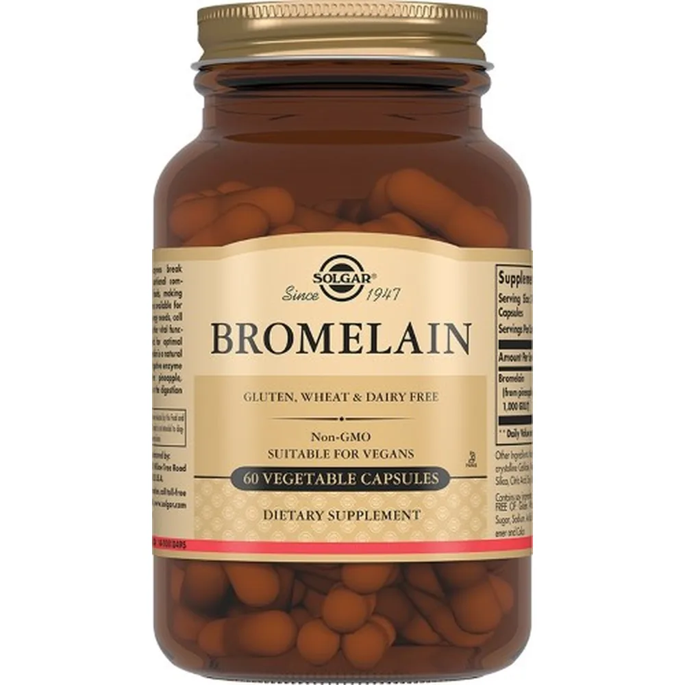 Solgar Bromelain 60 Capsules 680 mg