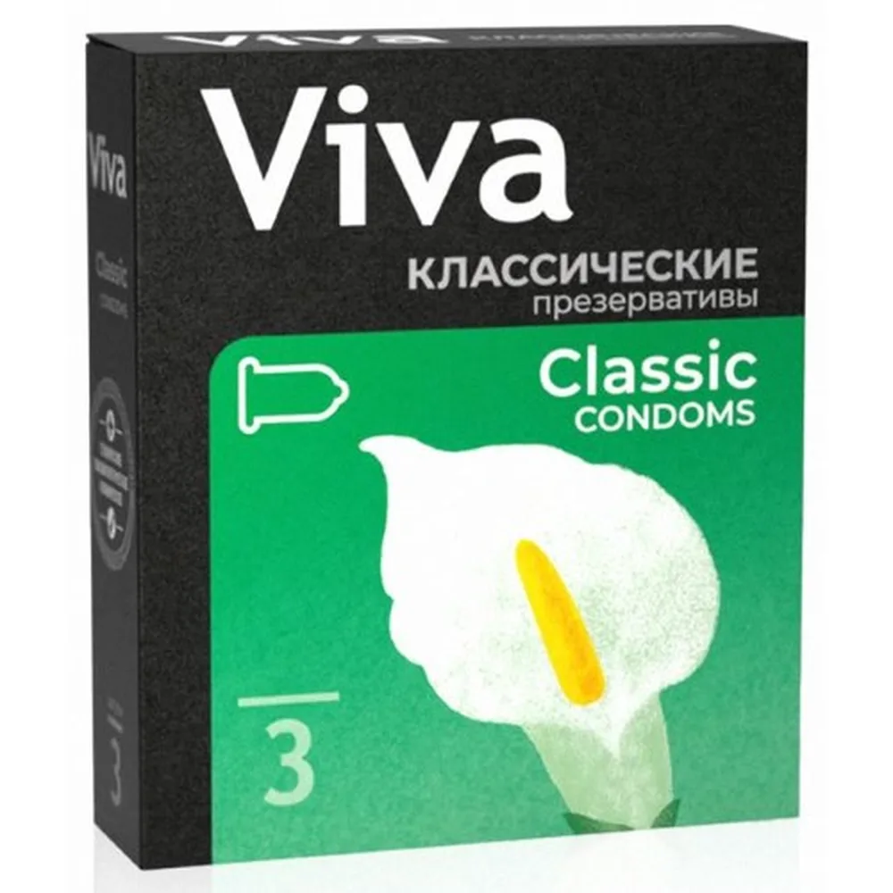 Viva Classic Condoms 3 pcs.