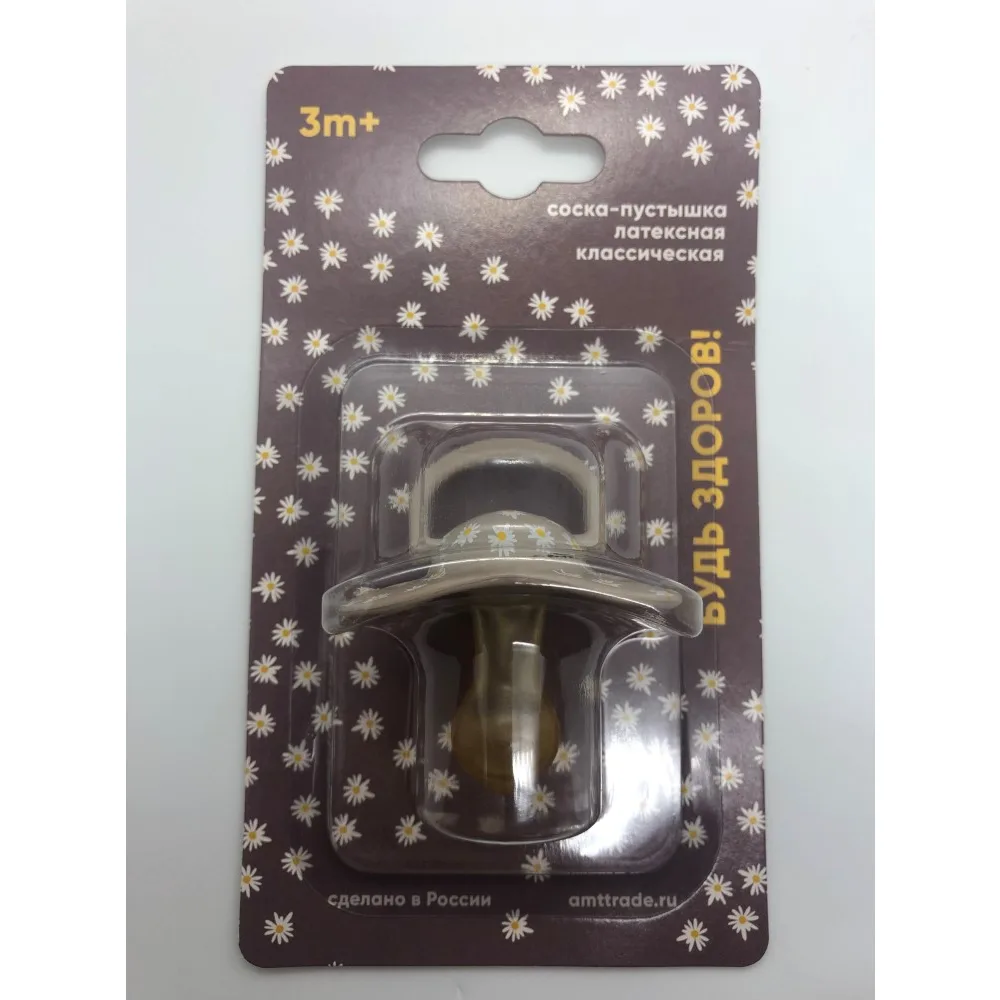 Bud Zdorov latex pacifier 3+ 1 pc./l0006