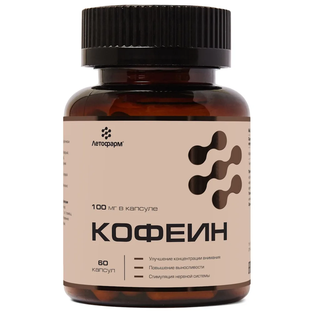 Letopharm Caffeine 60 capsules 0.3 g