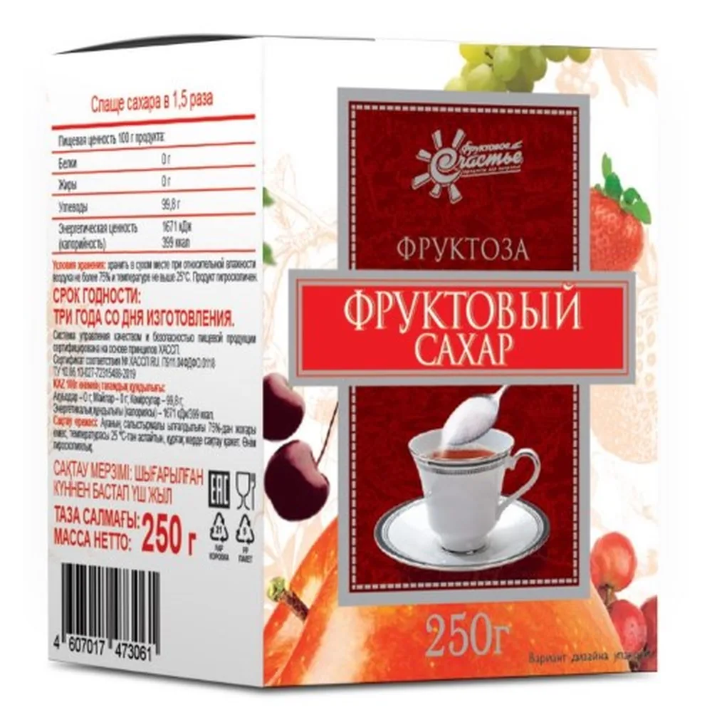 Fructose (fruit sugar) 250 g