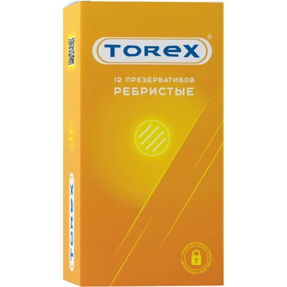 Torex ribbed condoms 12 pcs.