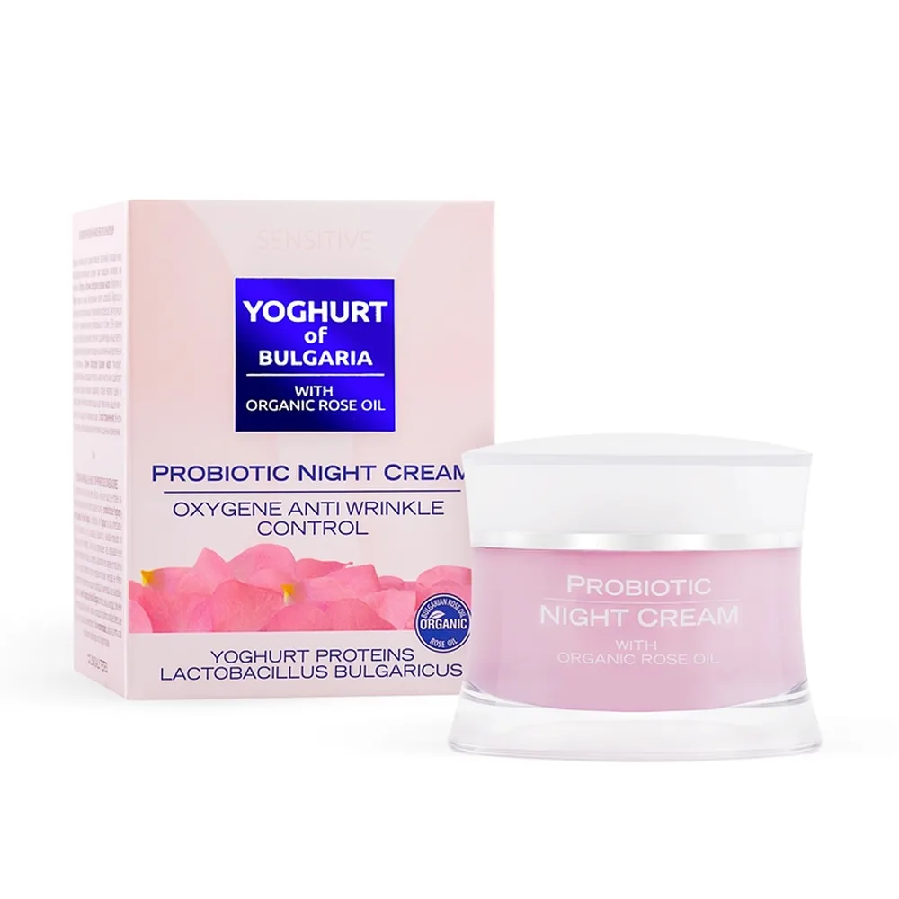 Yoghurt of Bulgaria Probiotic Night Cream Against Wrinkles 50 ml