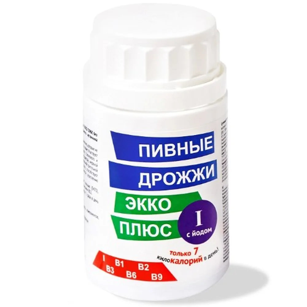Brewer's yeast Ekko Plus with iodine 100 tablets