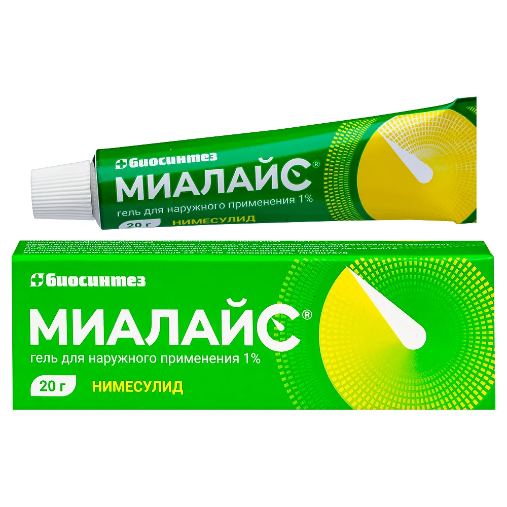 Mialais 1% gel for external use 20 g