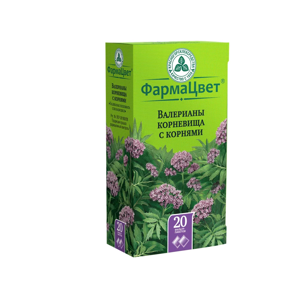 Valerian root with roots 1.5 g 20 pcs. filter bags