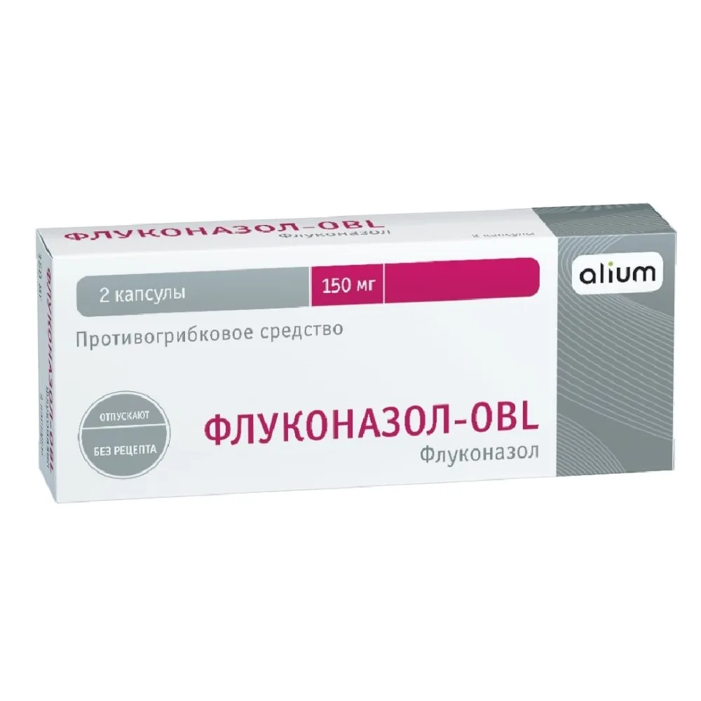 Fluconazole-obl 150 mg 2 pcs capsules