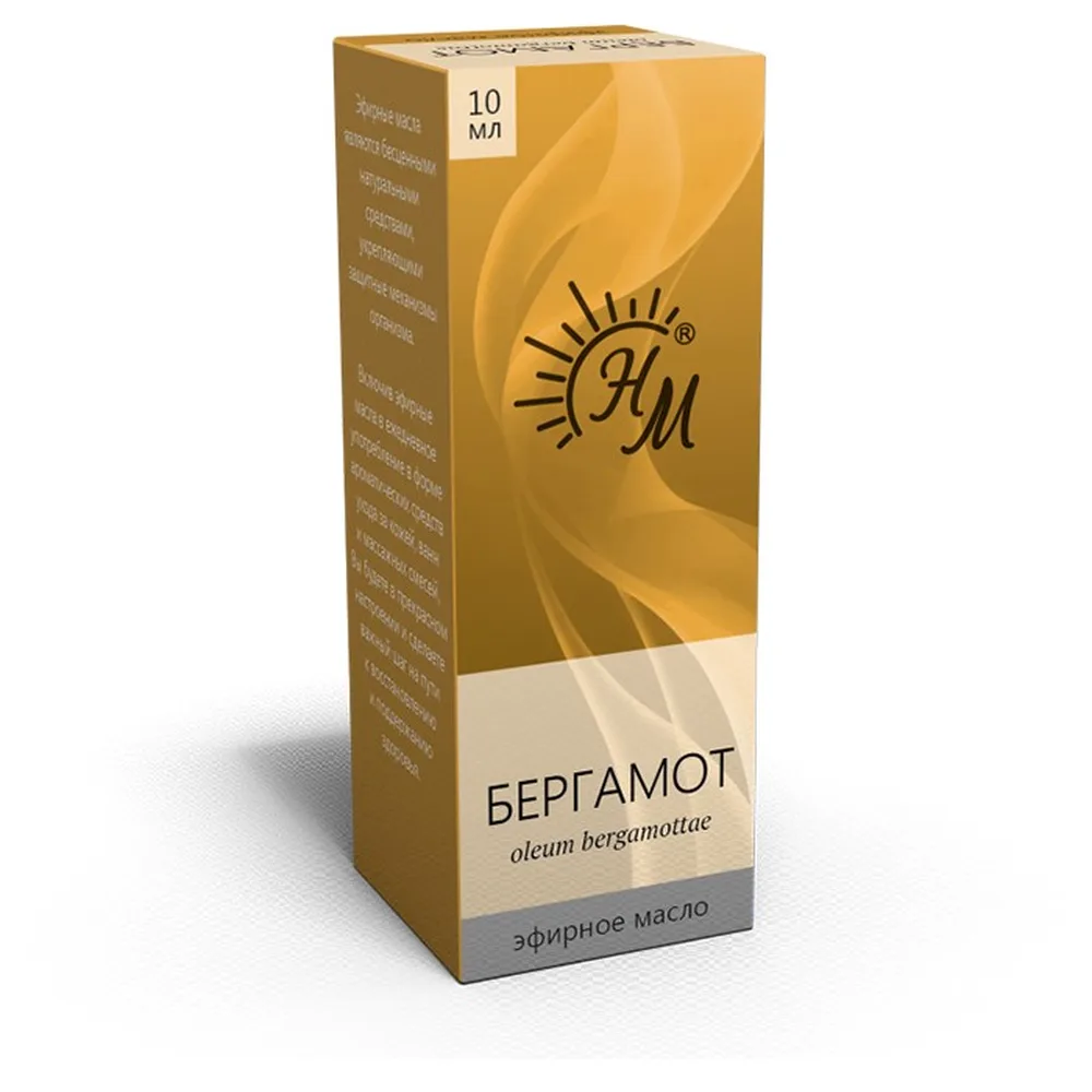 Natural Oils Bergamot Oil Essential 10 ml