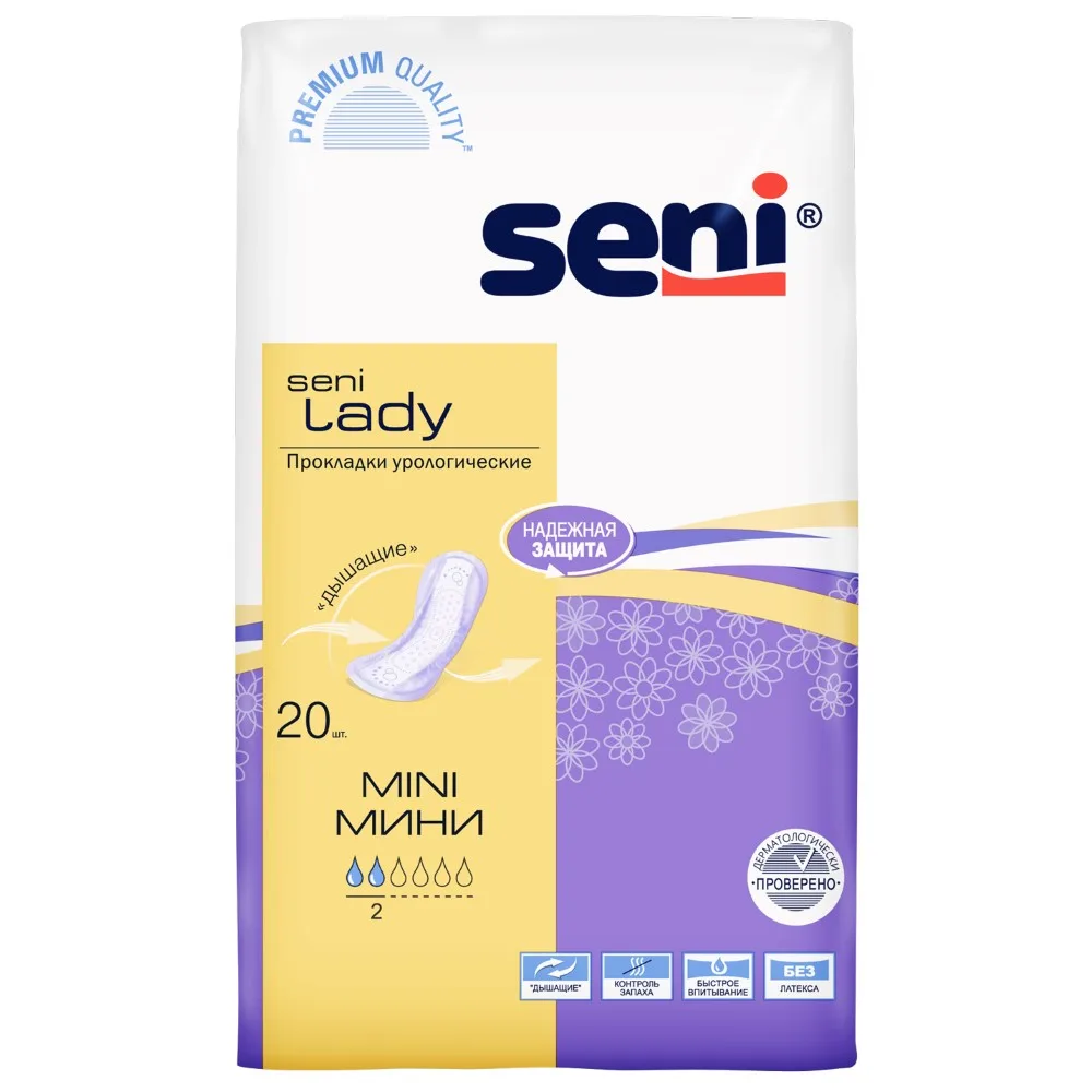 Seni Lady Mini Urological Pads for Women 20 pcs.