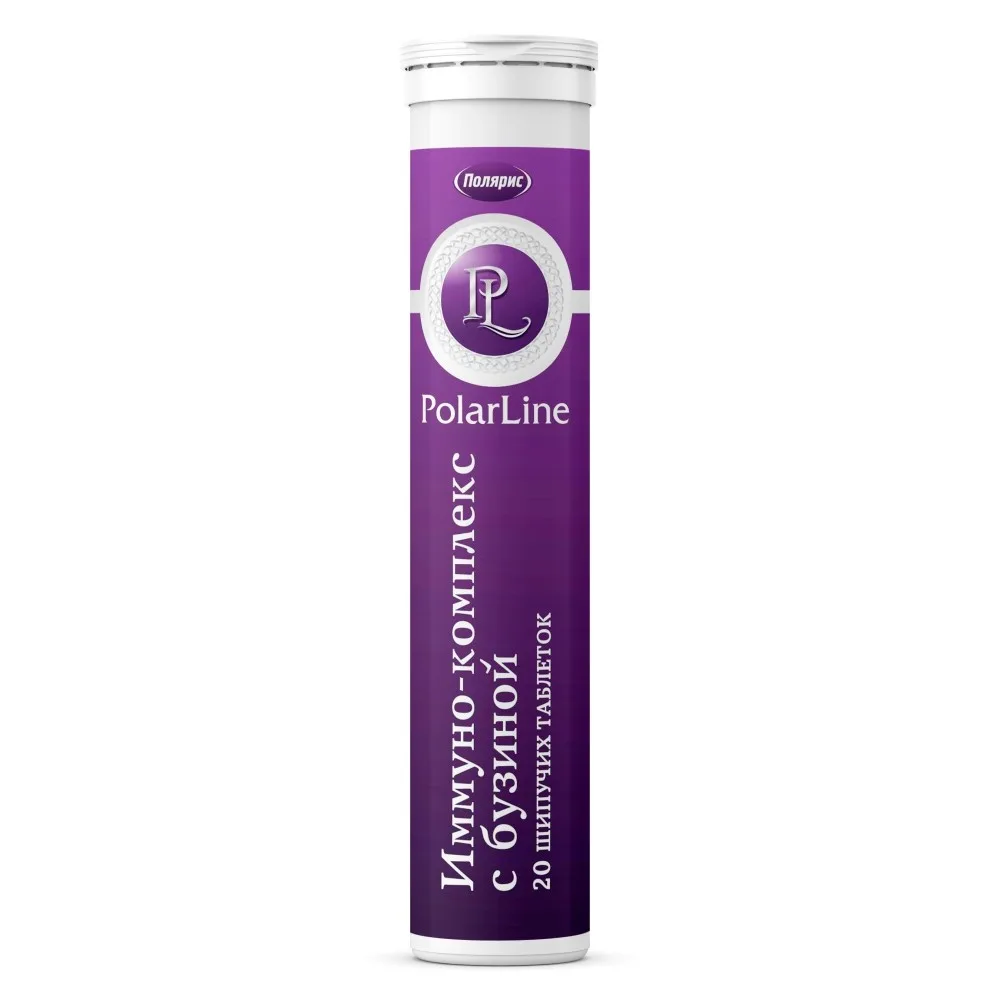Polarline Immuno Complex with Elderberry 20 effervescent tablets 3.8 g