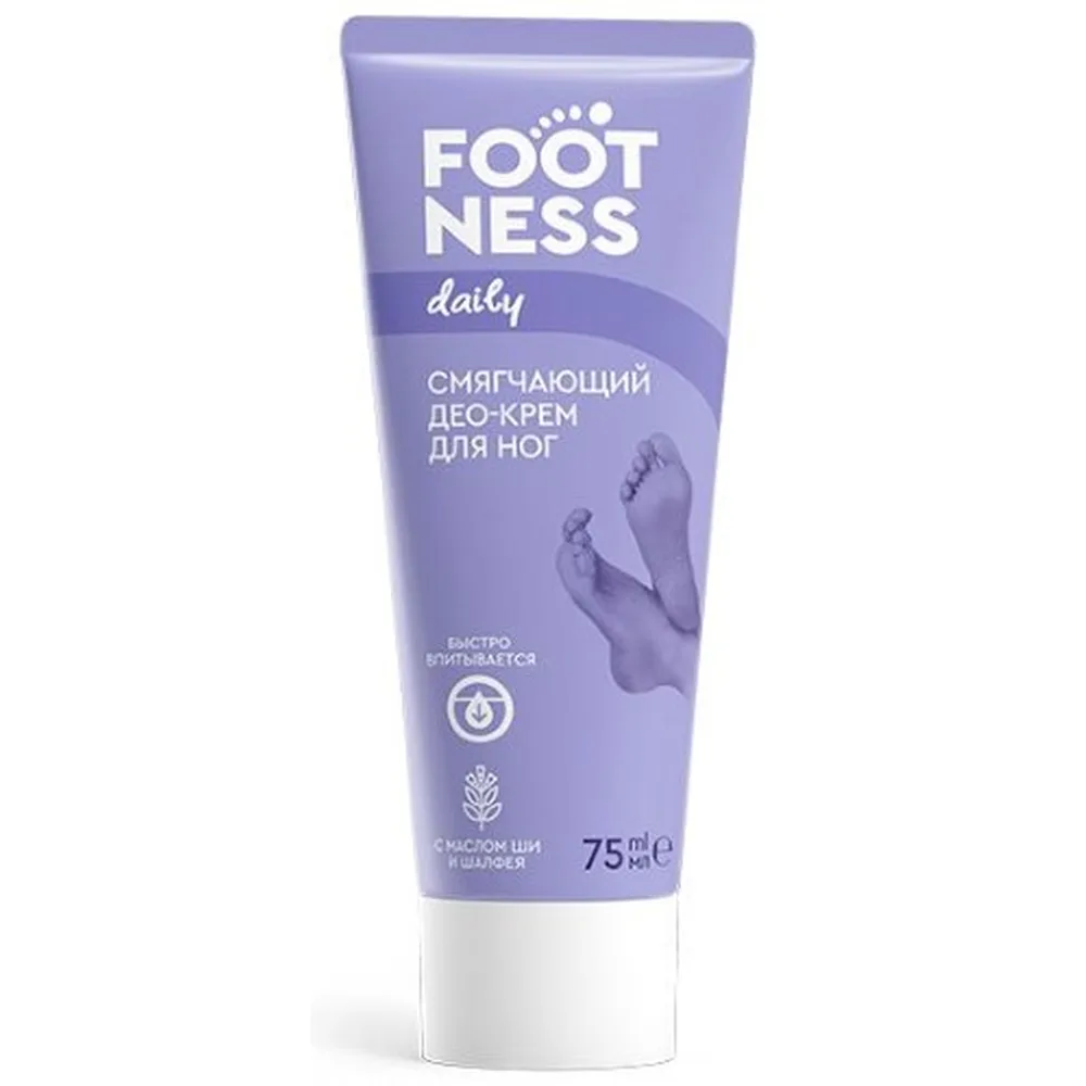 Footness Softening Deo-Cream for Feet 3 in 1 75 ml