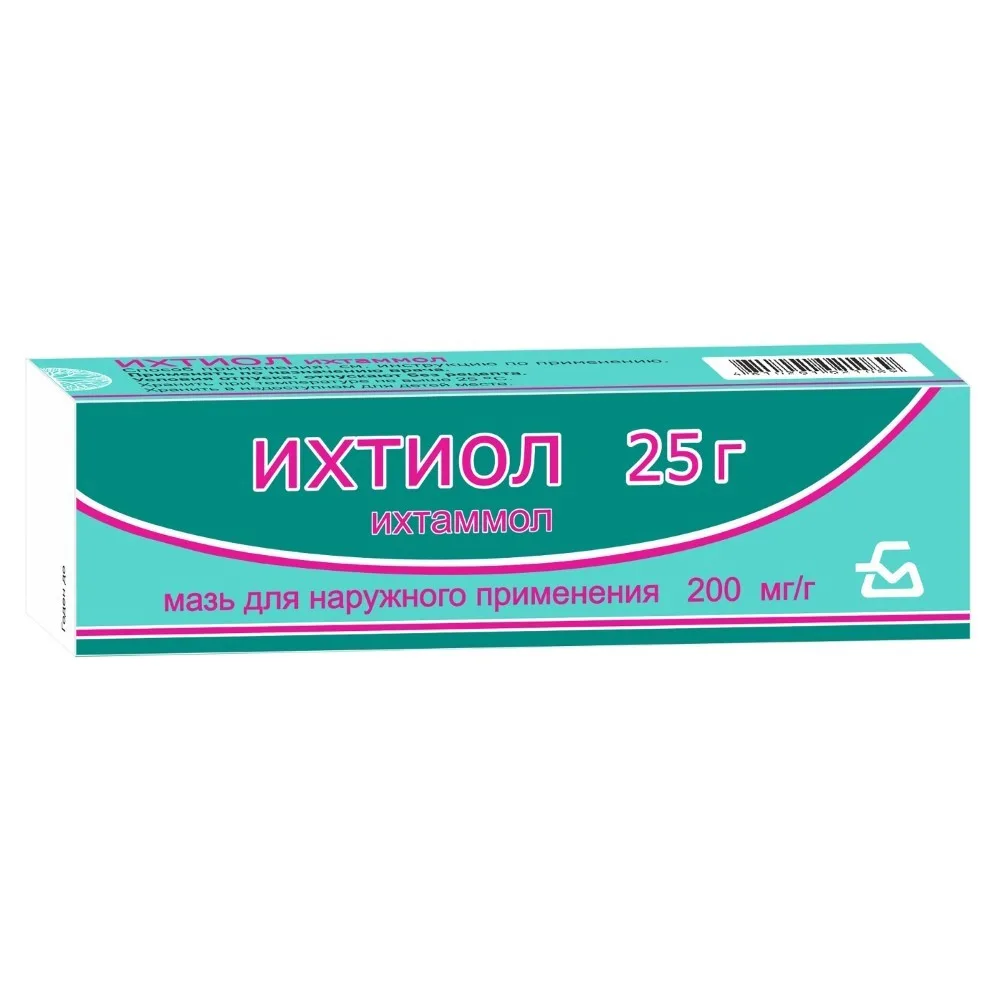 Ichthyol 200 mg/g ointment for external use 25 g