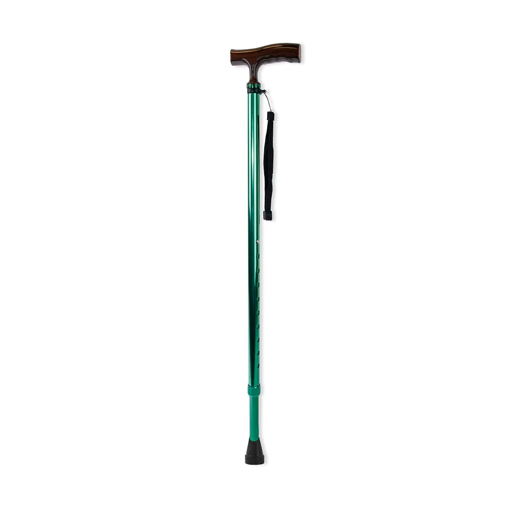 Orthopedic cane amst 25 gr plastic handle/green