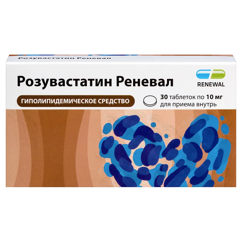Rosuvastatin Renewel 10 mg 30 coated tablets