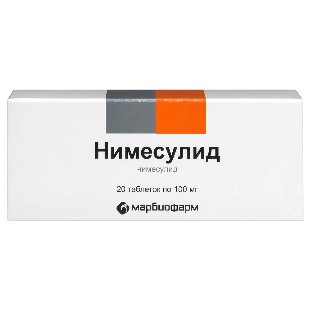 Nimesulide 100 mg 20 tablets blister