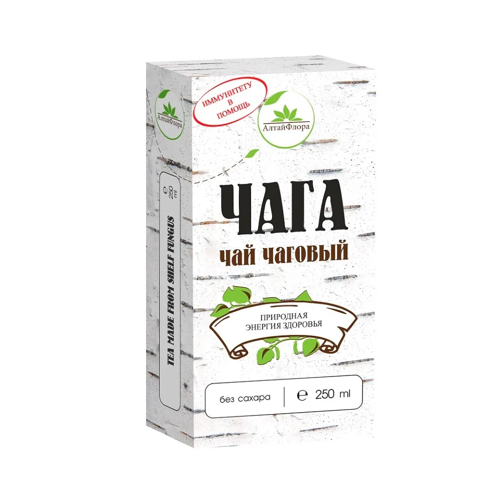 AltaiFlora concentrated chaga tea chaga 250 ml bottle