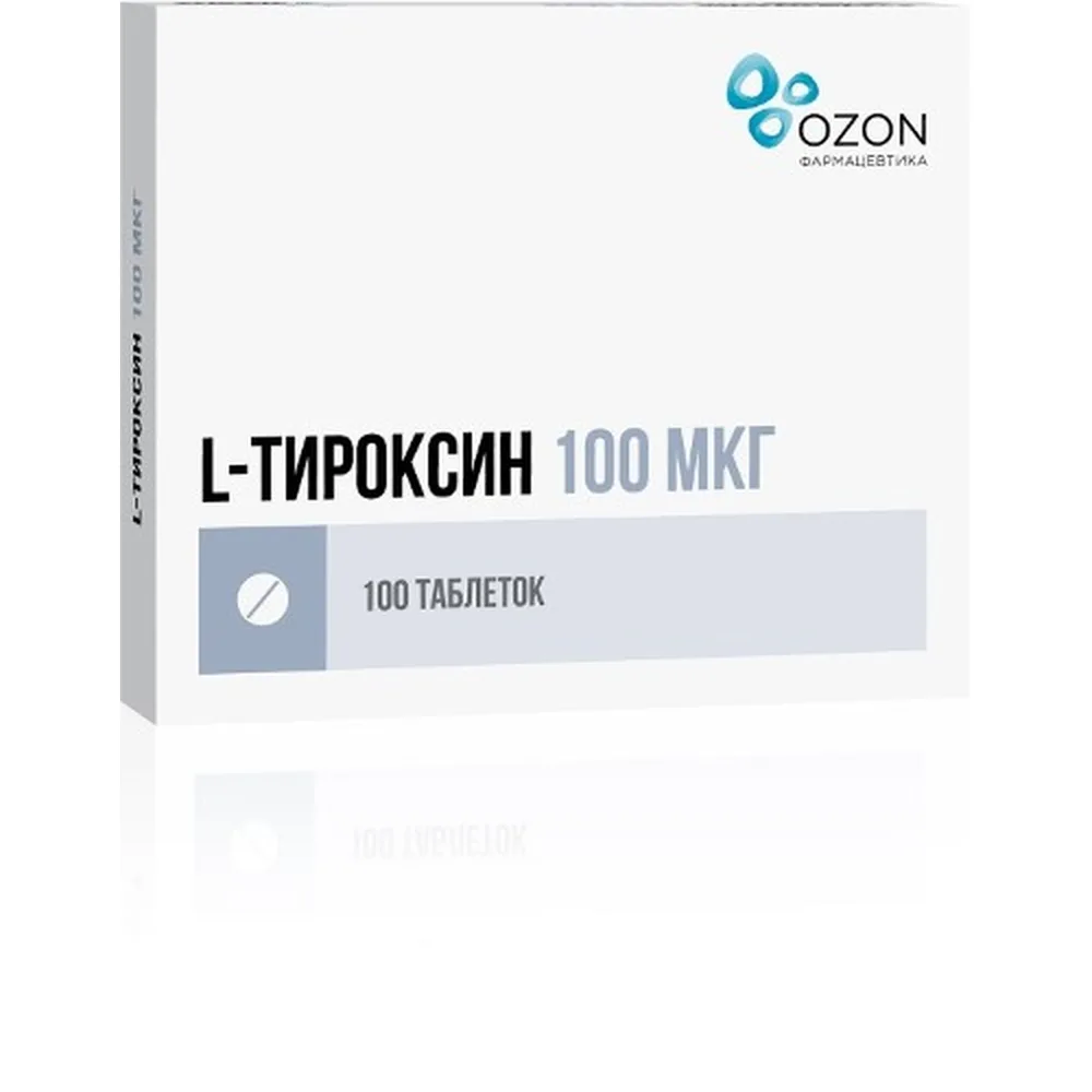 L-Thyroxine 100 mcg 100 tablets