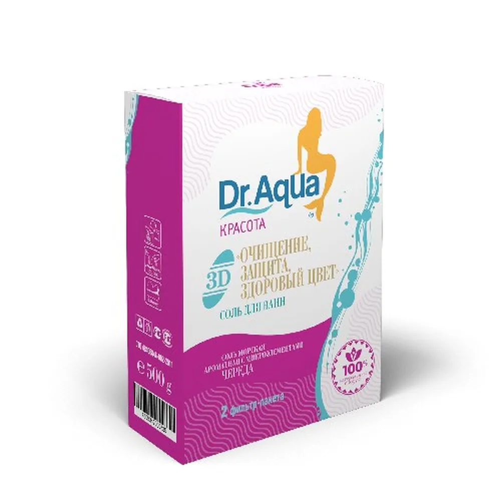 Dr Aqua Sea Salt with Medicinal Herbs Series 500 g