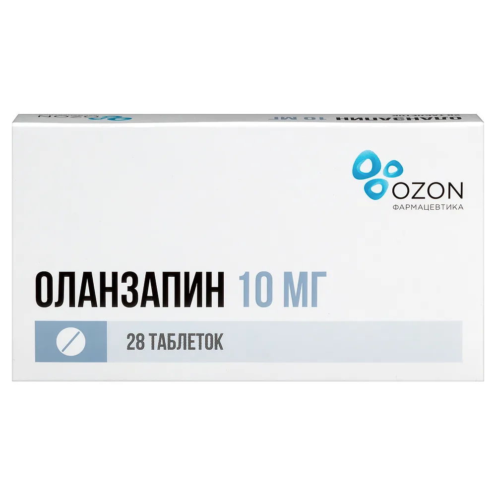 Olanzapine 10 mg 28 tablets, orally disintegrating