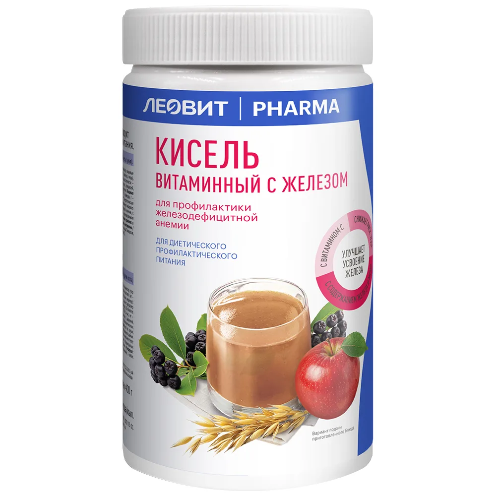 Leovit pharma vitamin jelly with iron 400 g/can